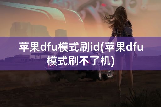 苹果dfu模式刷id(苹果dfu模式刷不了机)