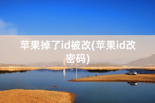 苹果掉了id被改(苹果id改密码)