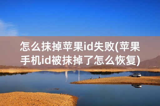 怎么抹掉苹果id失败(苹果手机id被抹掉了怎么恢复)