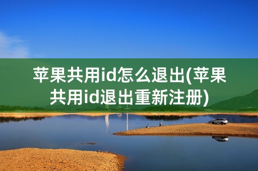 苹果共用id怎么退出(苹果共用id退出重新注册)