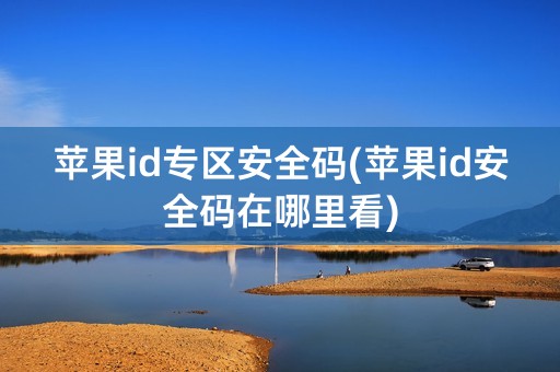 苹果id专区安全码(苹果id安全码在哪里看)