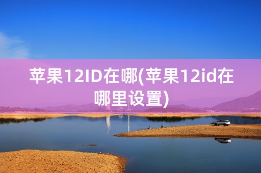 苹果12ID在哪(苹果12id在哪里设置)