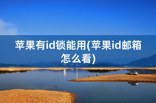 苹果有id锁能用(苹果id邮箱怎么看)