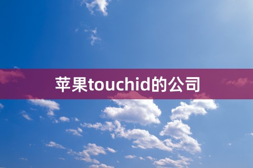 苹果touchid的公司