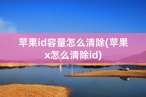 苹果id容量怎么清除(苹果x怎么清除id)