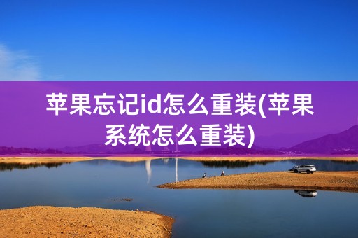 苹果忘记id怎么重装(苹果系统怎么重装)