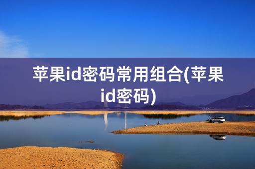 苹果id密码常用组合(苹果id密码)