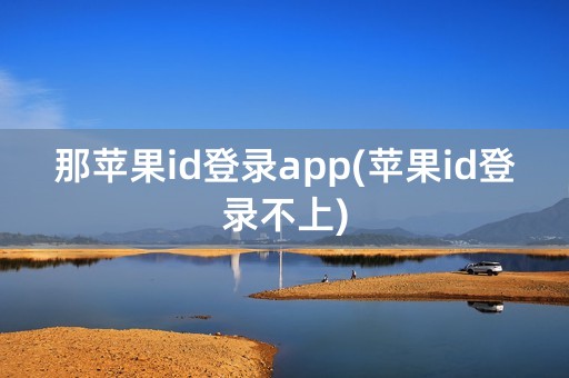 那苹果id登录app(苹果id登录不上)