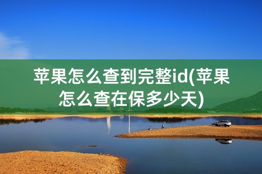 苹果怎么查到完整id(苹果怎么查在保多少天)