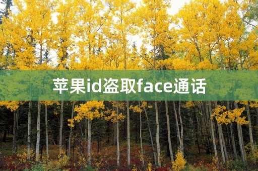 苹果id盗取face通话