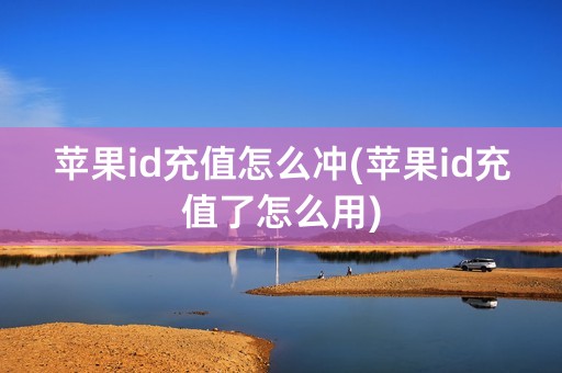 苹果id充值怎么冲(苹果id充值了怎么用)