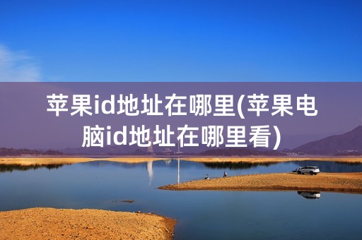 苹果id地址在哪里(苹果电脑id地址在哪里看)