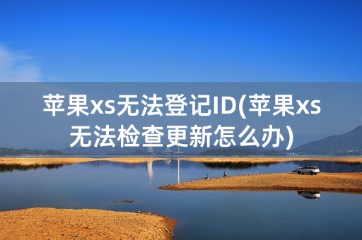 苹果xs无法登记ID(苹果xs无法检查更新怎么办)