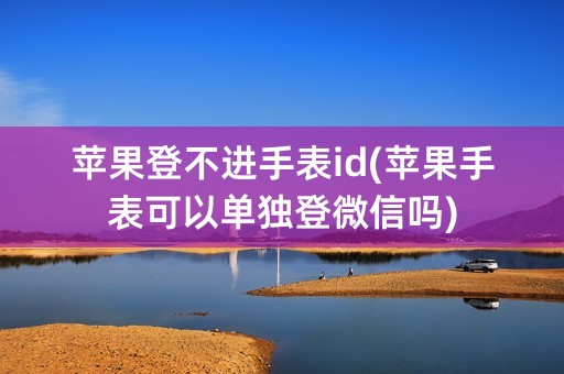 苹果登不进手表id(苹果手表可以单独登微信吗)