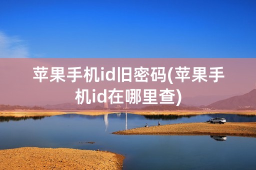 苹果手机id旧密码(苹果手机id在哪里查)