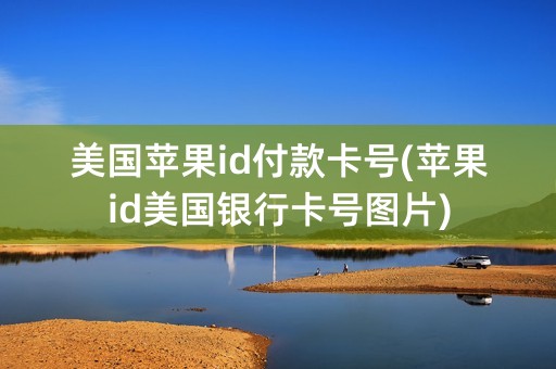 美国苹果id付款卡号(苹果id美国银行卡号图片)