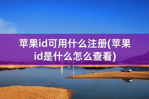 苹果id可用什么注册(苹果id是什么怎么查看)