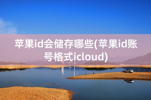 苹果id会储存哪些(苹果id账号格式icloud)