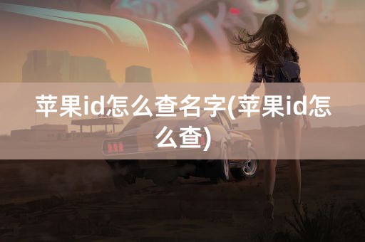 苹果id怎么查名字(苹果id怎么查)