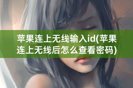 苹果连上无线输入id(苹果连上无线后怎么查看密码)