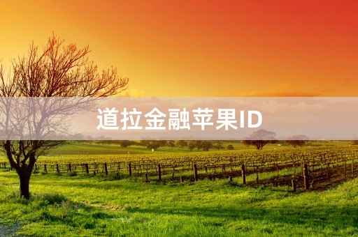 道拉金融苹果ID