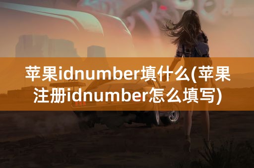 苹果idnumber填什么(苹果注册idnumber怎么填写)