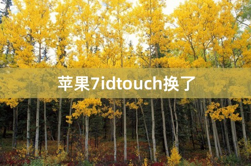 苹果7idtouch换了