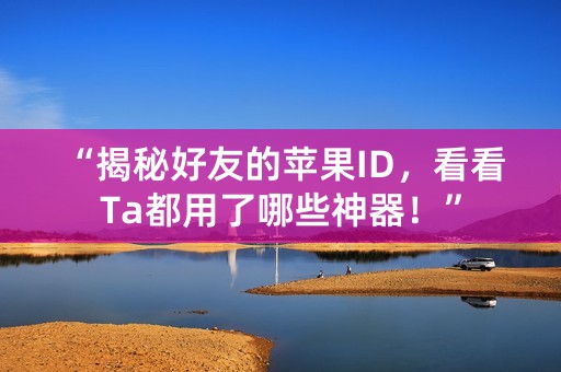 “揭秘好友的苹果ID，看看Ta都用了哪些神器！”