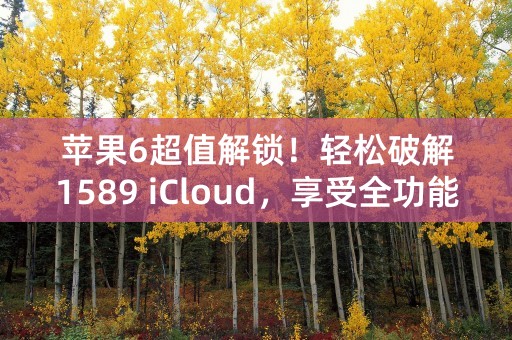 苹果6超值解锁！轻松破解1589 iCloud，享受全功能手机