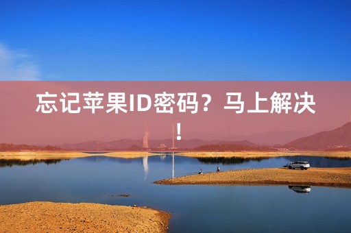 忘记苹果ID密码？马上解决！