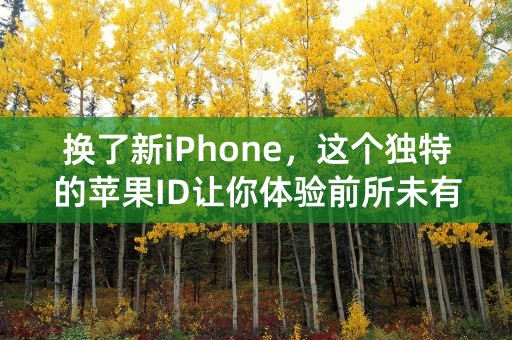 换了新iPhone，这个独特的苹果ID让你体验前所未有的畅快！