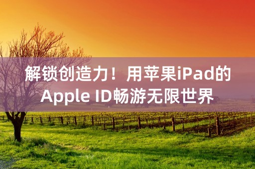 解锁创造力！用苹果iPad的Apple ID畅游无限世界