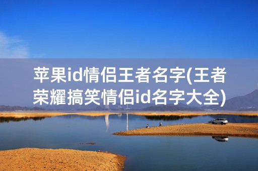 苹果id情侣王者名字(王者荣耀搞笑情侣id名字大全)