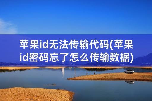 苹果id无法传输代码(苹果id密码忘了怎么传输数据)