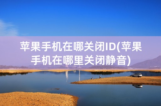 苹果手机在哪关闭ID(苹果手机在哪里关闭静音)