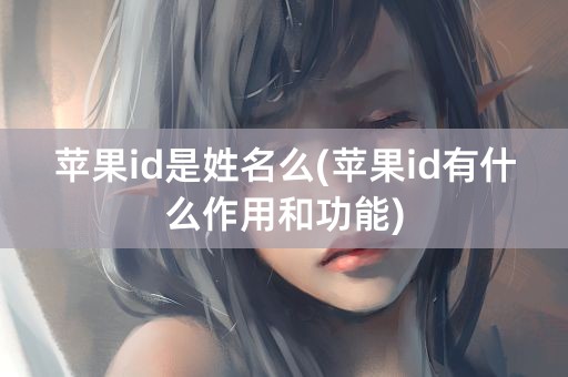 苹果id是姓名么(苹果id有什么作用和功能)