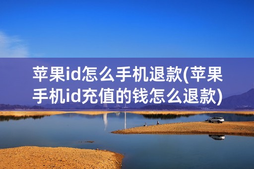 苹果id怎么手机退款(苹果手机id充值的钱怎么退款)