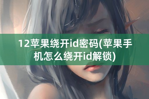 12苹果绕开id密码(苹果手机怎么绕开id解锁)