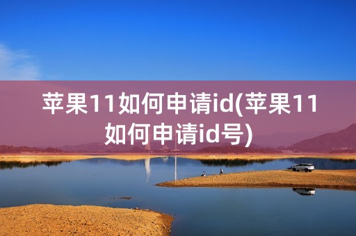 苹果11如何申请id(苹果11如何申请id号)